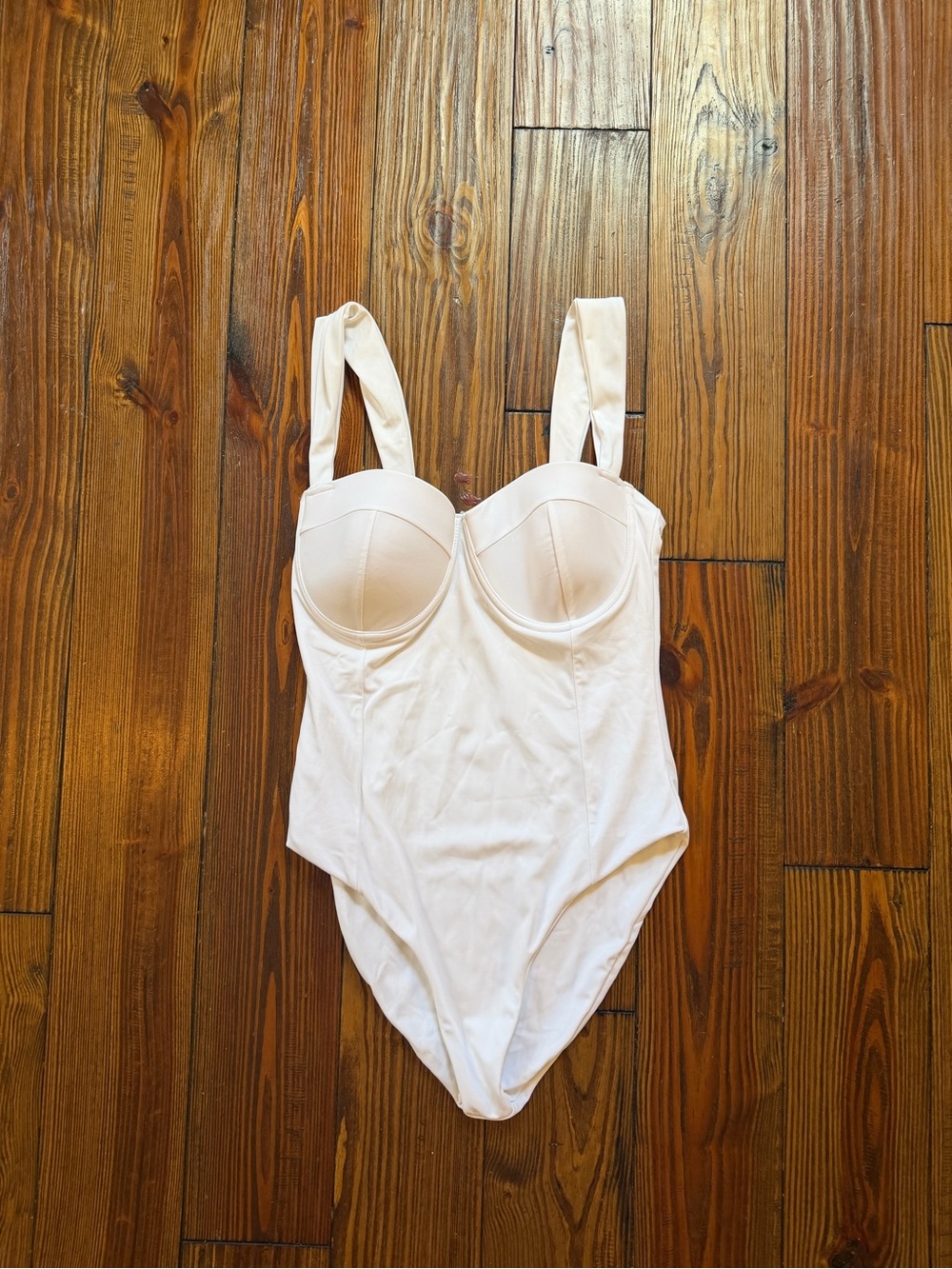 Beach Riot Cream Sculpted One-Piece Swimsuit